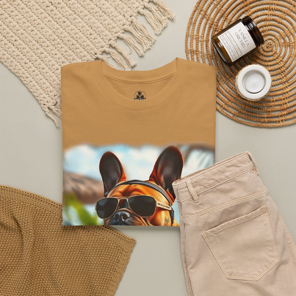 Ruff Life French Bulldog Shirt, Frenchie Dog Lover Tee, Funny French Bulldog Gift, Beer Lover Dog Shirt, Frenchie Owner Gift, Unisex Cotton Tee