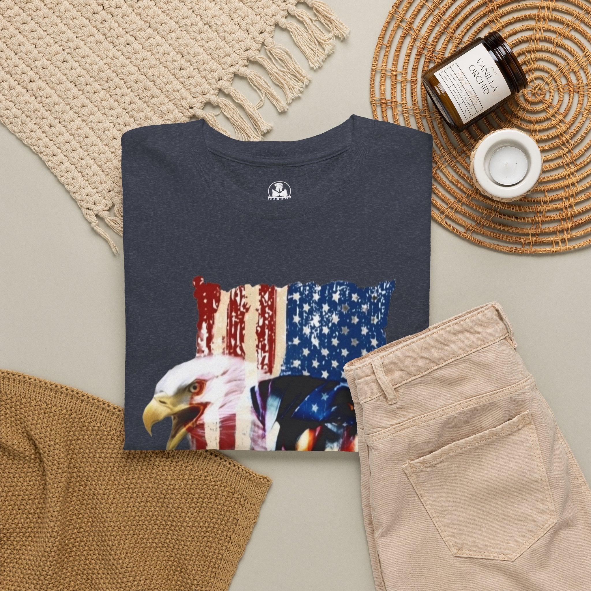 Rottweiler T-Shirt, Eagle Graphic Tee, Dog Lover Gift, Rottweiler Graphic Shirt, American Eagle Apparel, Talon & Fang™
