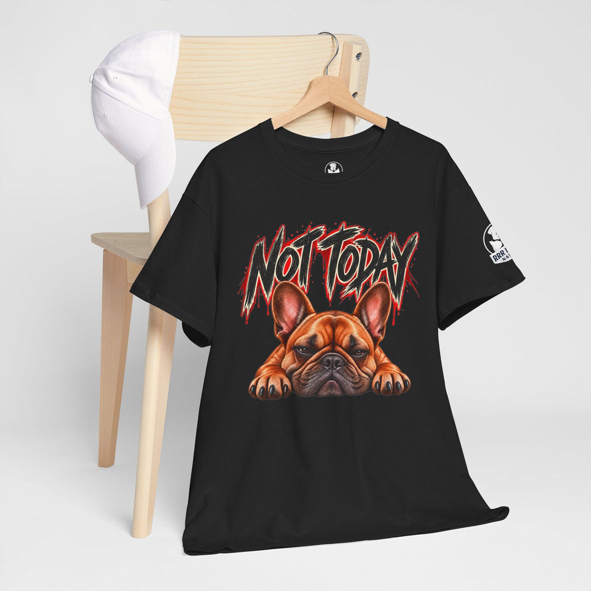 Not Today French Bulldog Urban Edge Graphic T Shirt