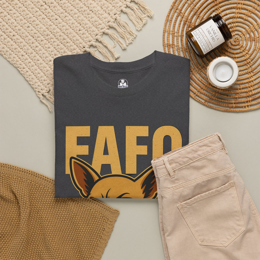 FAFO Chihuahua T-Shirt | Small Dog Big Attitude Graphic Tee | Funny Chihuahua Shirt | Urban Edge™