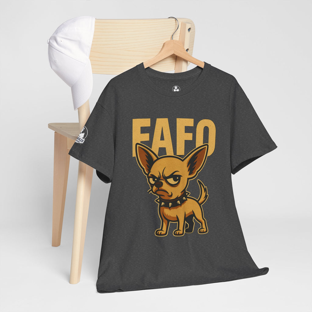FAFO Chihuahua T-Shirt | Small Dog Big Attitude Graphic Tee | Funny Chihuahua Shirt | Urban Edge™