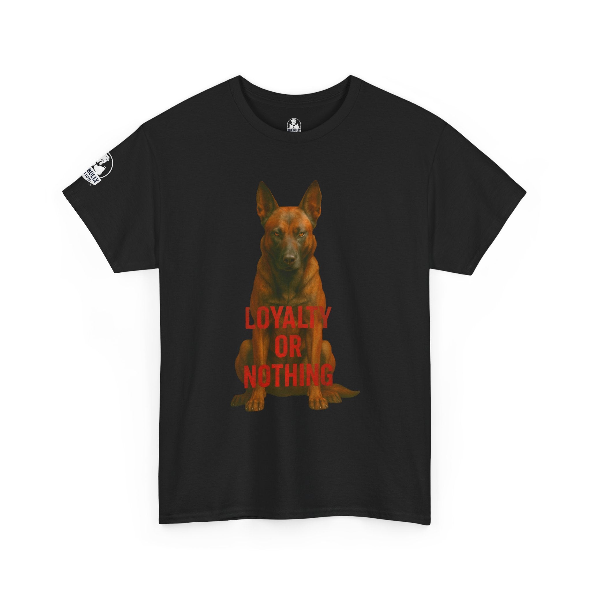 Loyalty Or Nothing Belgian Malinois Shirt, Belgian Malinois Dog Lover Tee, K9 Working Dog Shirt, Malinois Owner Gift, Guardian Breed T-Shirt
