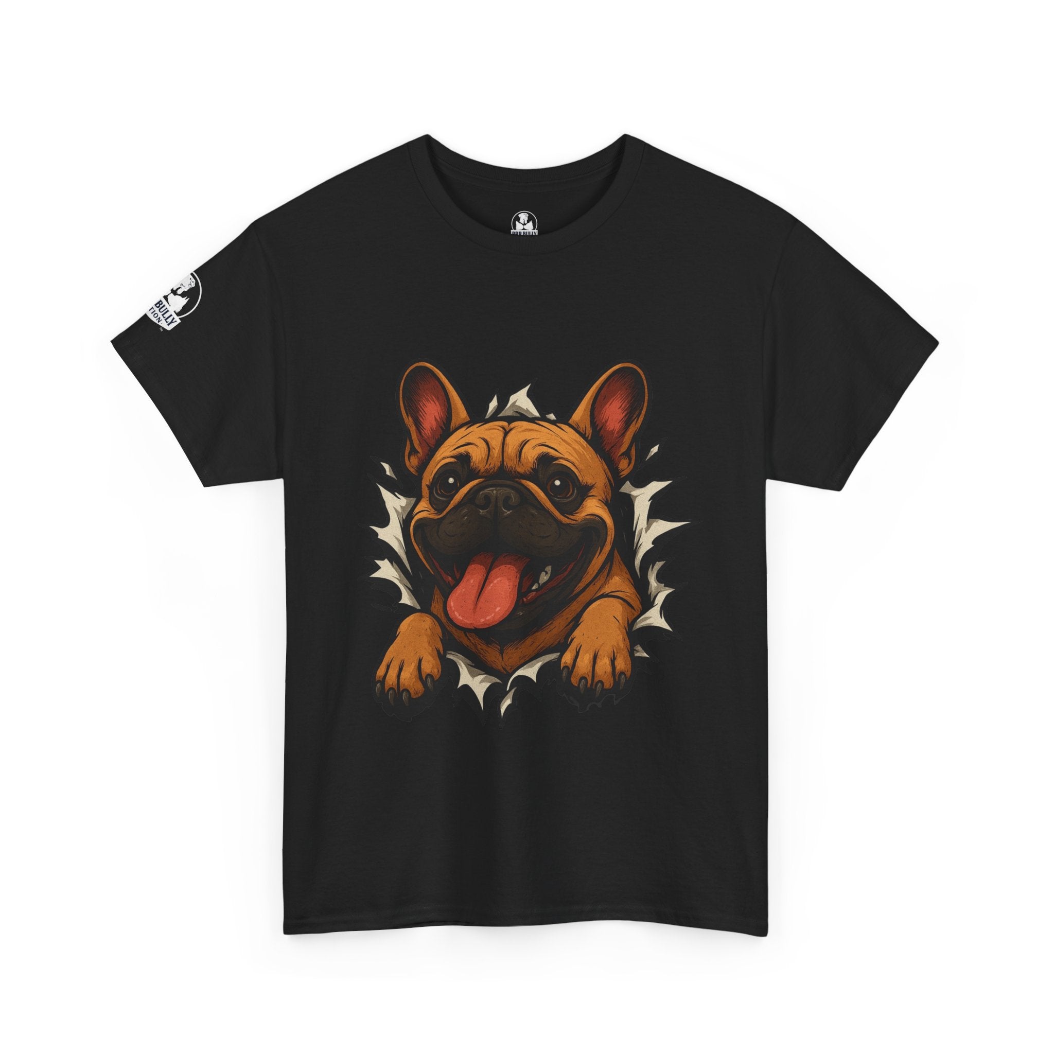 French Bulldog Unisex T-Shirt | Frenchie Graphic Tee | French Bulldog Lover Gift | Inspirational Dog Art Shirt | Breaking Through™ | WhimsyWear™