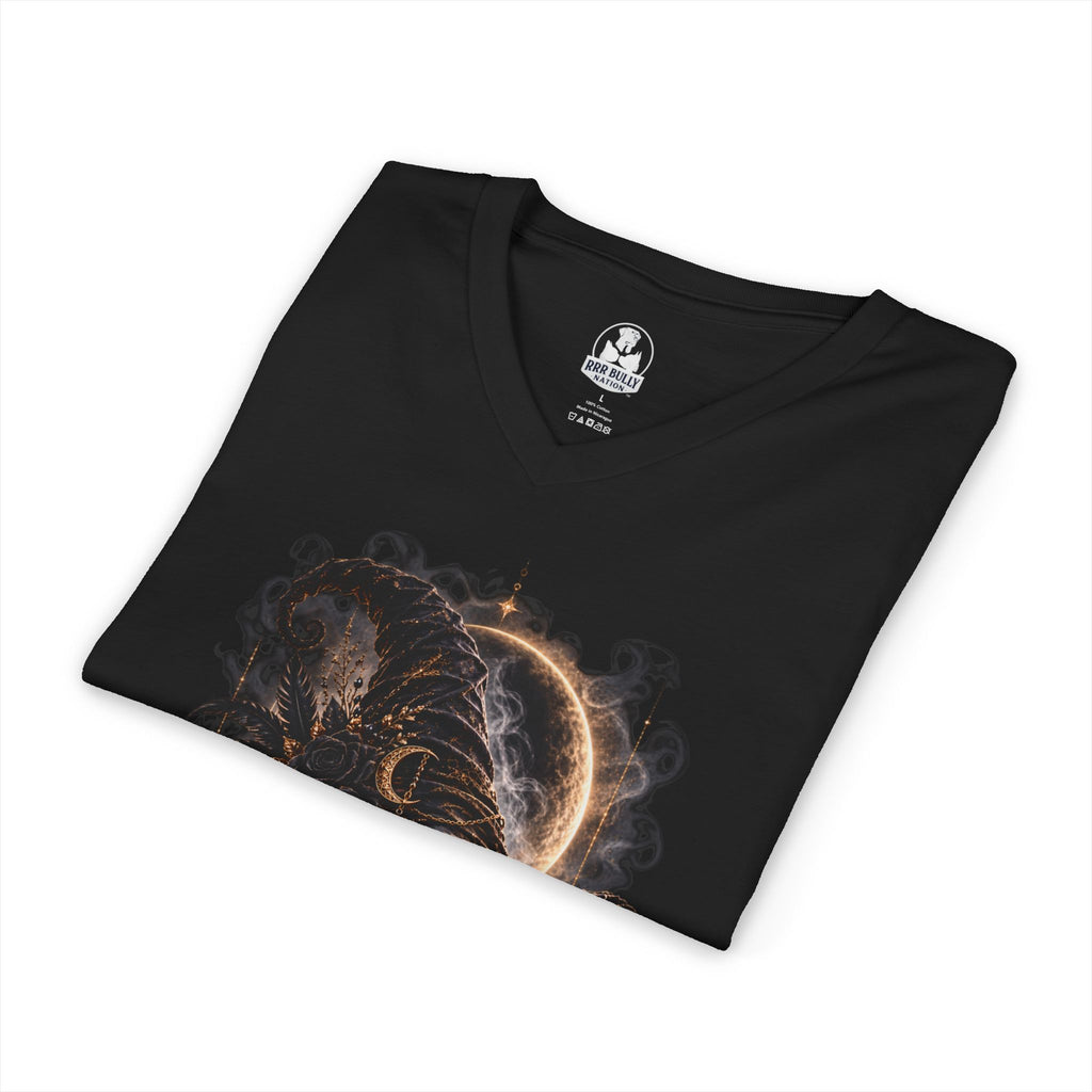 The Gilded Witch Women’s V Neck Halloween T Shirt