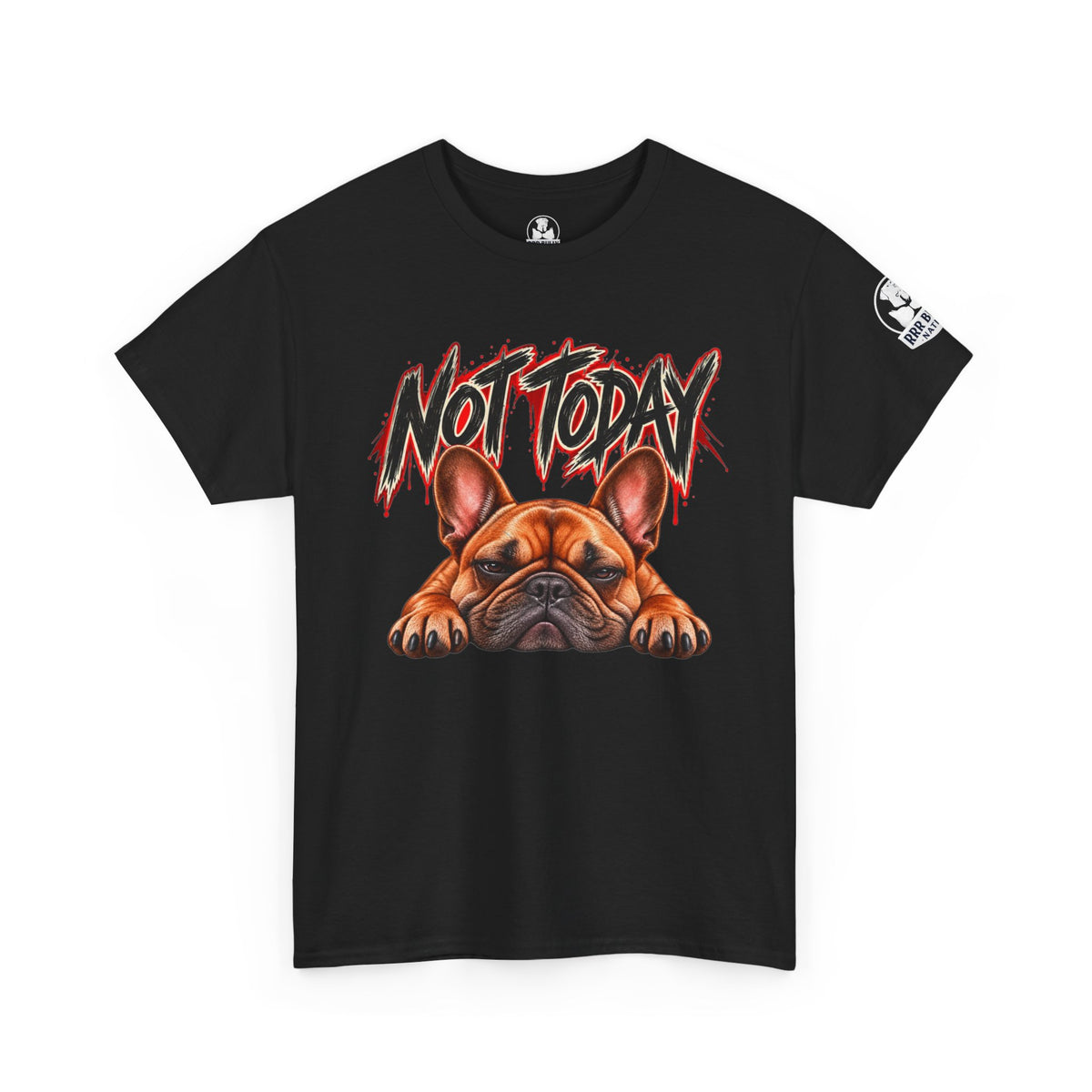 Not Today French Bulldog Urban Edge Graphic T Shirt