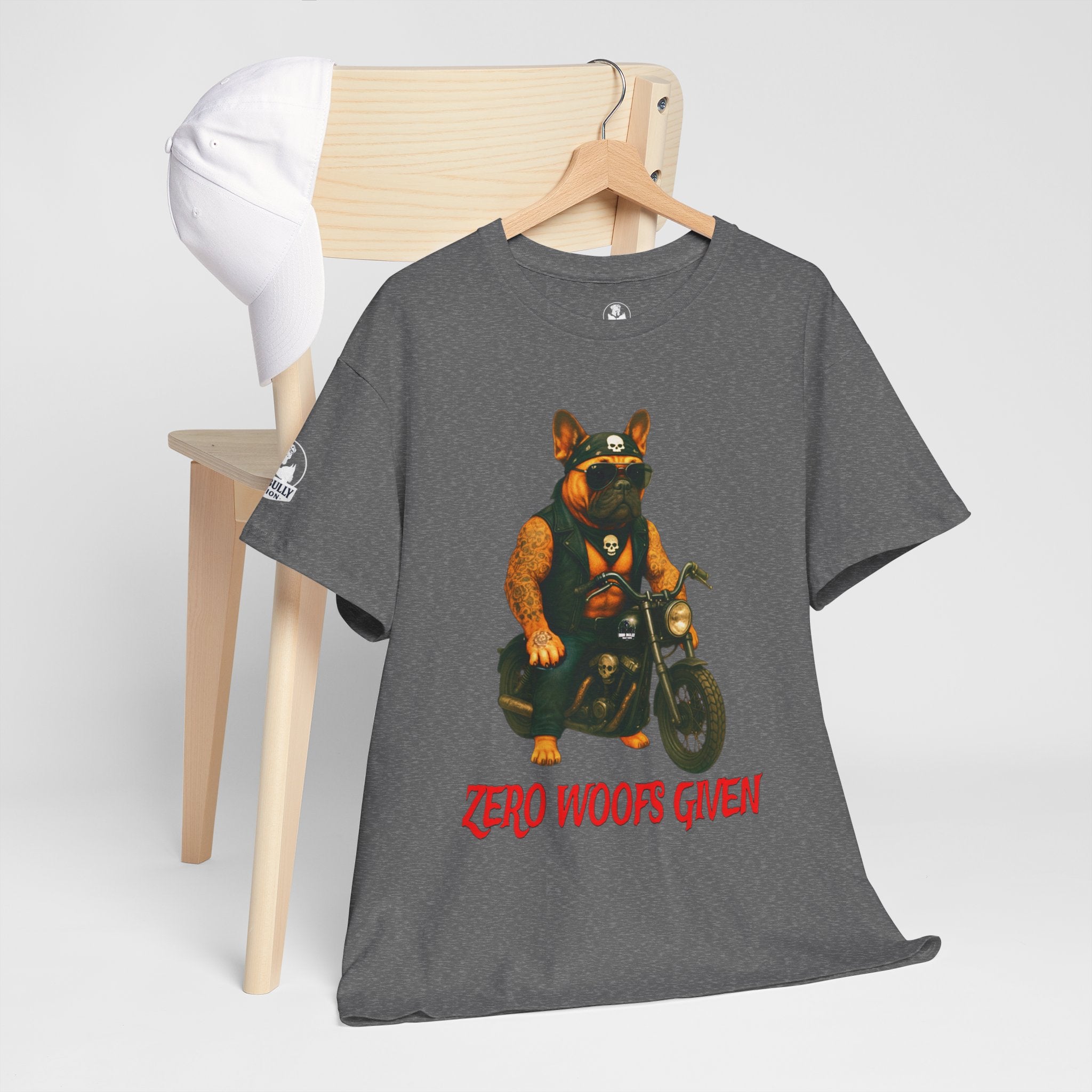 Cool Rider French Bulldog Shirt, Biker Frenchie Tee, Funny French Bulldog Gift, Motorcycle Dog Lover Shirt, Frenchie Owner Gift, Unisex Cotton Tee