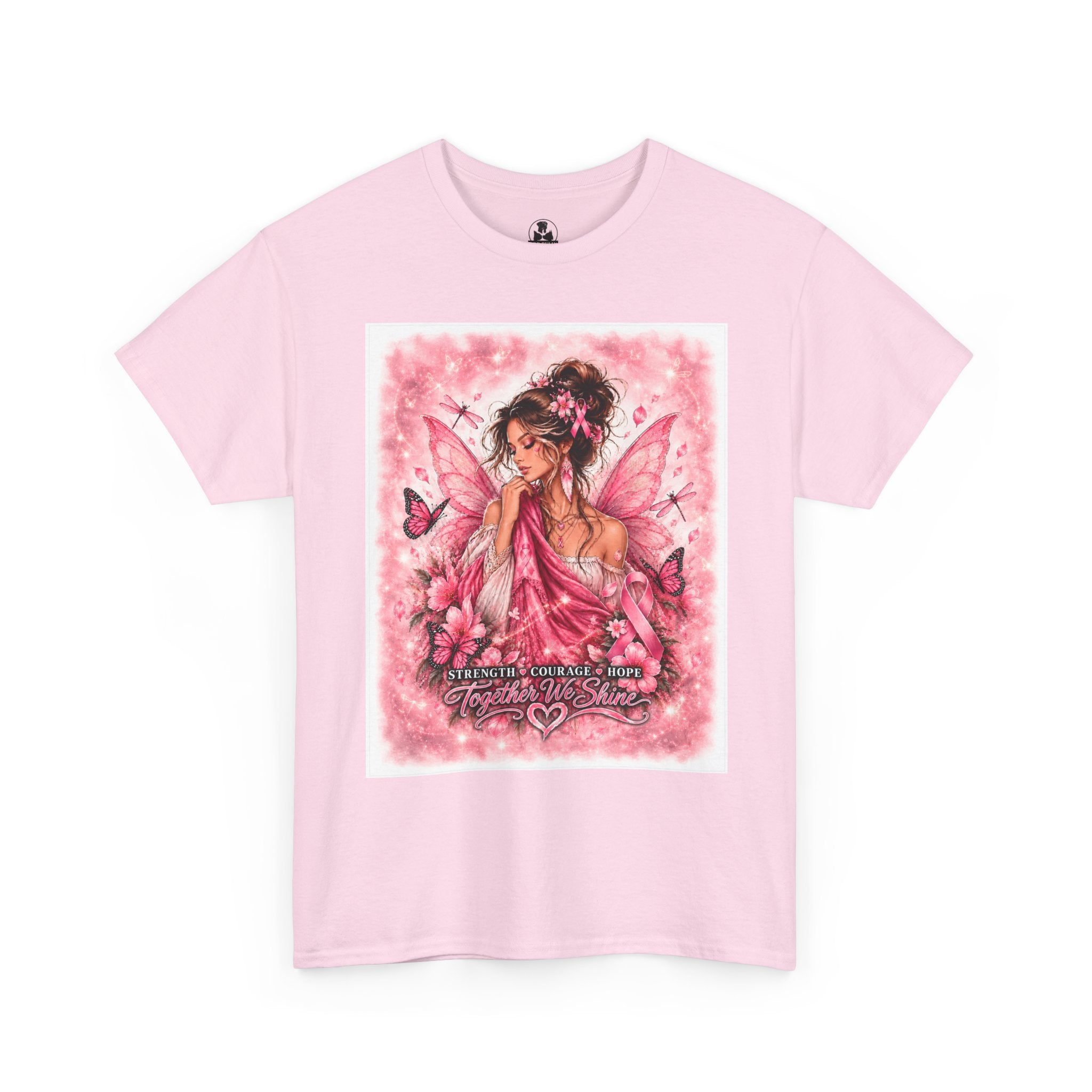 PetalWisp Together We Shine Breast Cancer Awareness Graphic Tee