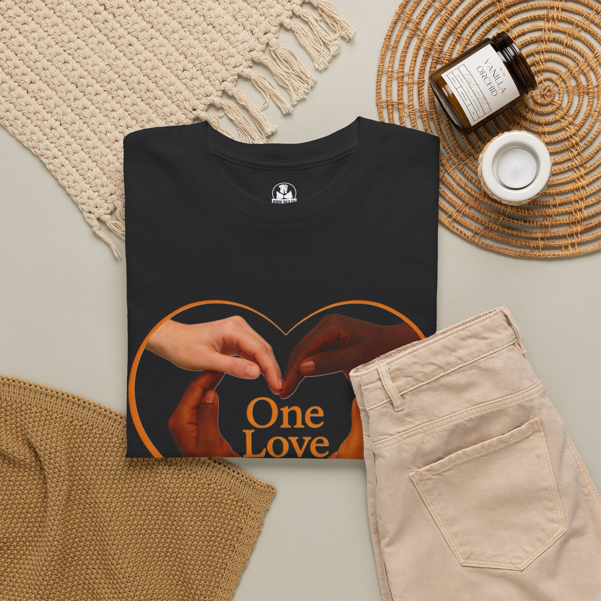 One Love Shirt, Unity and Diversity Tee, Inspirational Graphic T-Shirt, Inclusive Message Shirt, Kindness and Equality Tee, Unisex Cotton Tee