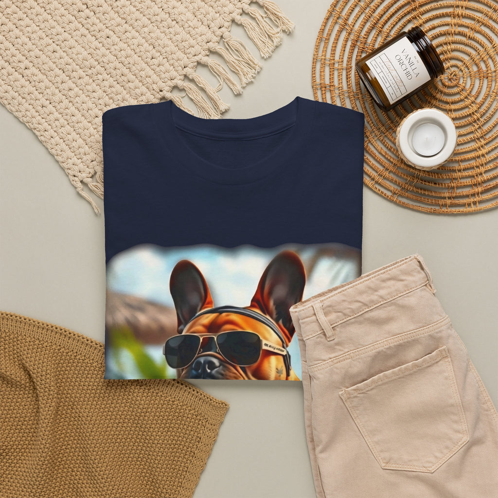 Ruff Life French Bulldog Shirt, Frenchie Dog Lover Tee, Funny French Bulldog Gift, Beer Lover Dog Shirt, Frenchie Owner Gift, Unisex Cotton Tee